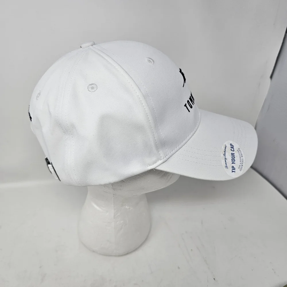 NWT Tommy Bahama Tip You Cap Adjustable Hat Cap White Baja Margarita Recipe. - Picture 4 of 6